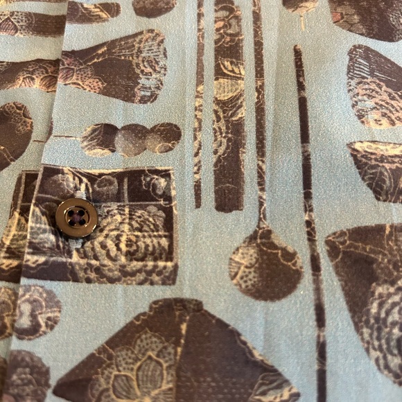 lords of harlech- mens’ Norman Tea Ceremony Shirt-cotton -British Design- Medium - Picture 4 of 6